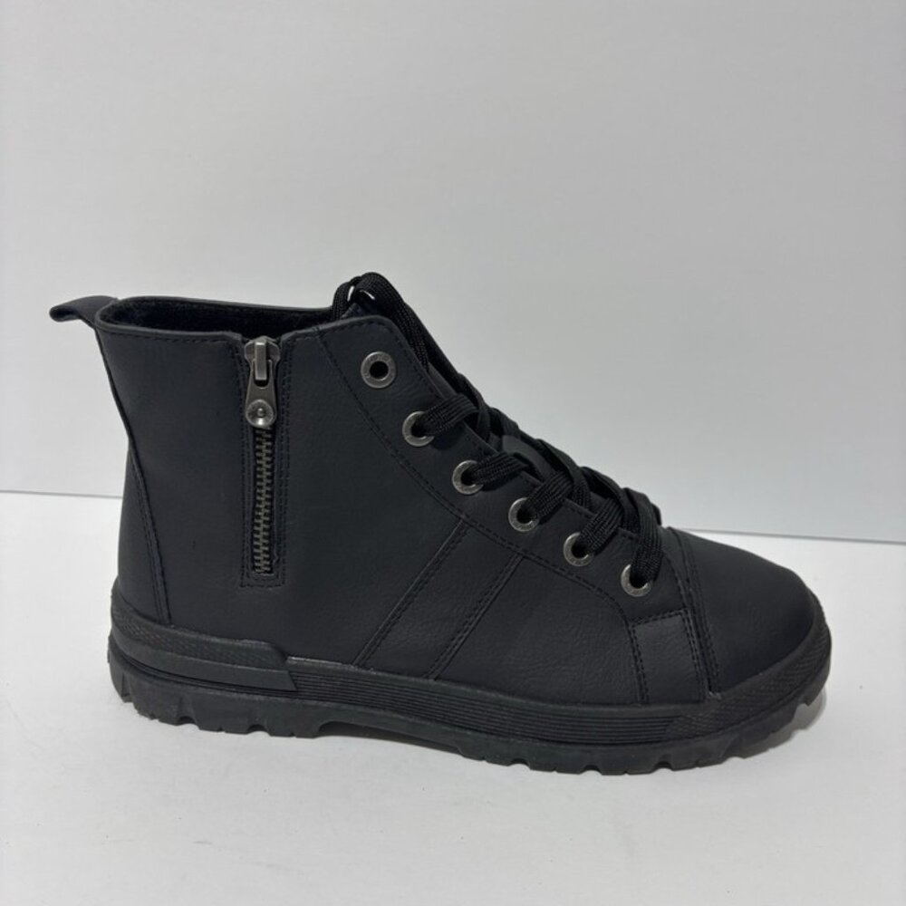 Blowfish Malibu Women’s Black Lace-Up Boots, Size 8.5 M